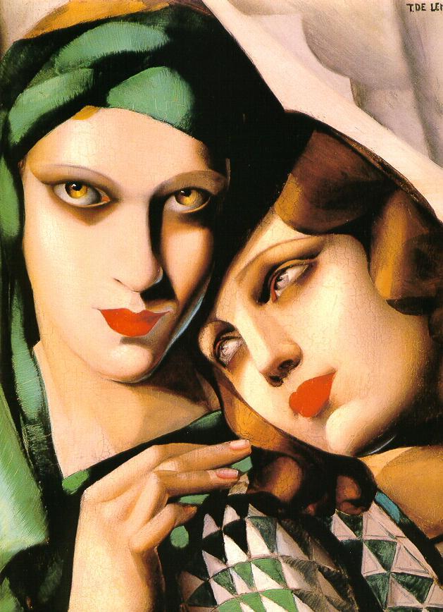 der grüne Turban 1930 zeitgenössische Tamara de Lempicka Ölgemälde